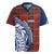 Indigenous Regions of Panama Guna de Wargandí Rugby Jersey with Tribal Pattern and Blue White Nature and People - Wonder Print Shop
