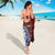 Indigenous Regions of Panama Guna de Wargandí Sarong with Tribal Pattern and Blue White Nature and People - Wonder Print Shop