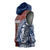 Indigenous Regions of Panama Guna de Wargandí Sleeveless Hoodie with Tribal Pattern and Blue White Nature and People - Wonder Print Shop
