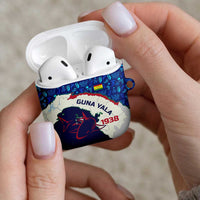 Indigenous Regions of Panama Guna Yala AirPods Case with Regional Map Lobster Graphic and Coral Pattern 1938 - Wonder Print Shop