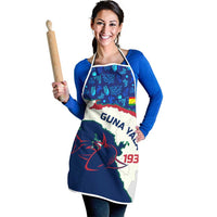 Indigenous Regions of Panama Guna Yala Apron with Regional Map Lobster Graphic and Coral Pattern 1938 - Wonder Print Shop