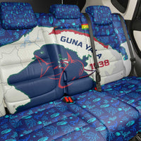 Indigenous Regions of Panama Guna Yala Back Car Seat Cover with Regional Map Lobster Graphic and Coral Pattern 1938 - Wonder Print Shop