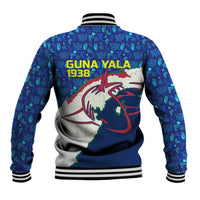 Indigenous Regions of Panama Guna Yala Baseball Jacket with Regional Map Lobster Graphic and Coral Pattern 1938 - Wonder Print Shop