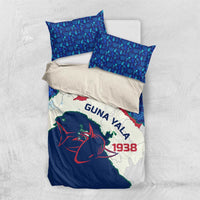 Indigenous Regions of Panama Guna Yala Bedding Set with Regional Map Lobster Graphic and Coral Pattern 1938 - Wonder Print Shop