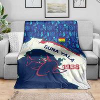 Indigenous Regions of Panama Guna Yala Blanket with Regional Map Lobster Graphic and Coral Pattern 1938 - Wonder Print Shop