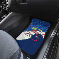 Indigenous Regions of Panama Guna Yala Car Mats with Regional Map Lobster Graphic and Coral Pattern 1938 - Wonder Print Shop