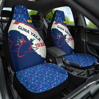 Indigenous Regions of Panama Guna Yala Car Seat Cover with Regional Map Lobster Graphic and Coral Pattern 1938 - Wonder Print Shop