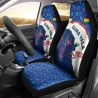 Indigenous Regions of Panama Guna Yala Car Seat Cover with Regional Map Lobster Graphic and Coral Pattern 1938 - Wonder Print Shop