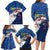 Indigenous Regions of Panama Guna Yala Family Matching Long Sleeve Bodycon Dress and Hawaiian Shirt with Regional Map Lobster Graphic and Coral Pattern 1938 - Wonder Print Shop