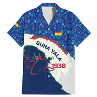 Indigenous Regions of Panama Guna Yala Family Matching Mermaid Dress and Hawaiian Shirt with Regional Map Lobster Graphic and Coral Pattern 1938 - Wonder Print Shop