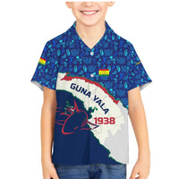 Indigenous Regions of Panama Guna Yala Family Matching Mermaid Dress and Hawaiian Shirt with Regional Map Lobster Graphic and Coral Pattern 1938 - Wonder Print Shop