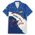 Indigenous Regions of Panama Guna Yala Family Matching Off The Shoulder Long Sleeve Dress and Hawaiian Shirt with Regional Map Lobster Graphic and Coral Pattern 1938 - Wonder Print Shop