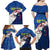 Indigenous Regions of Panama Guna Yala Family Matching Off Shoulder Maxi Dress and Hawaiian Shirt with Regional Map Lobster Graphic and Coral Pattern 1938 - Wonder Print Shop