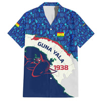 Indigenous Regions of Panama Guna Yala Family Matching Off Shoulder Short Dress and Hawaiian Shirt with Regional Map Lobster Graphic and Coral Pattern 1938 - Wonder Print Shop