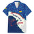 Indigenous Regions of Panama Guna Yala Family Matching Off Shoulder Short Dress and Hawaiian Shirt with Regional Map Lobster Graphic and Coral Pattern 1938 - Wonder Print Shop