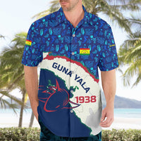 Indigenous Regions of Panama Guna Yala Hawaiian Shirt with Regional Map Lobster Graphic and Coral Pattern 1938 - Wonder Print Shop