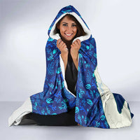 Indigenous Regions of Panama Guna Yala Hooded Blanket with Regional Map Lobster Graphic and Coral Pattern 1938 - Wonder Print Shop