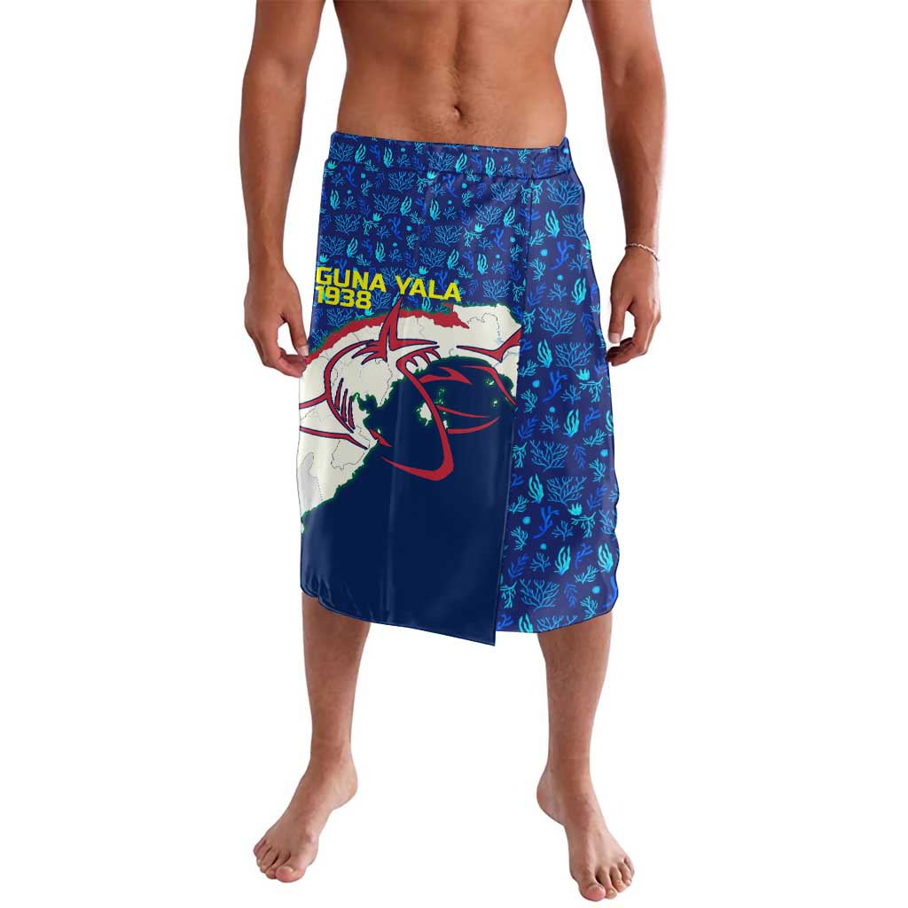 Indigenous Regions of Panama Guna Yala Lavalava with Regional Map Lobster Graphic and Coral Pattern 1938 - Wonder Print Shop