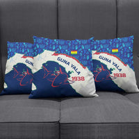 Indigenous Regions of Panama Guna Yala Pillow Cover with Regional Map Lobster Graphic and Coral Pattern 1938 - Wonder Print Shop