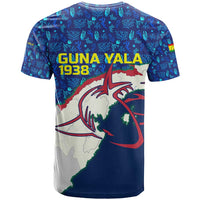 Indigenous Regions of Panama Guna Yala T Shirt with Regional Map Lobster Graphic and Coral Pattern 1938 - Wonder Print Shop