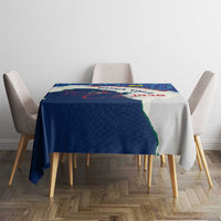 Indigenous Regions of Panama Guna Yala Tablecloth with Regional Map Lobster Graphic and Coral Pattern 1938 - Wonder Print Shop