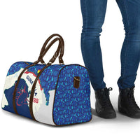 Indigenous Regions of Panama Guna Yala Travel Bag with Regional Map Lobster Graphic and Coral Pattern 1938 - Wonder Print Shop