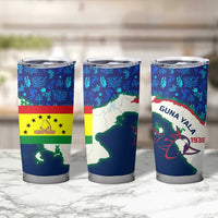 Indigenous Regions of Panama Guna Yala Tumbler Cup with Regional Map Lobster Graphic and Coral Pattern 1938 - Wonder Print Shop
