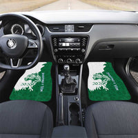 Indigenous Regions of Panama Naso Tjer Di Comarca Car Mats with Jaguar Graphic and Green White Territory and Life 2020 - Wonder Print Shop