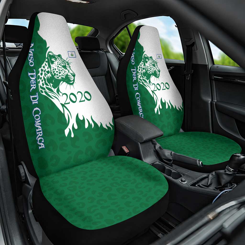 Indigenous Regions of Panama Naso Tjer Di Comarca Car Seat Cover with Jaguar Graphic and Green White Territory and Life 2020 - Wonder Print Shop