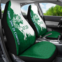 Indigenous Regions of Panama Naso Tjer Di Comarca Car Seat Cover with Jaguar Graphic and Green White Territory and Life 2020 - Wonder Print Shop