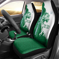 Indigenous Regions of Panama Naso Tjer Di Comarca Car Seat Cover with Jaguar Graphic and Green White Territory and Life 2020 - Wonder Print Shop