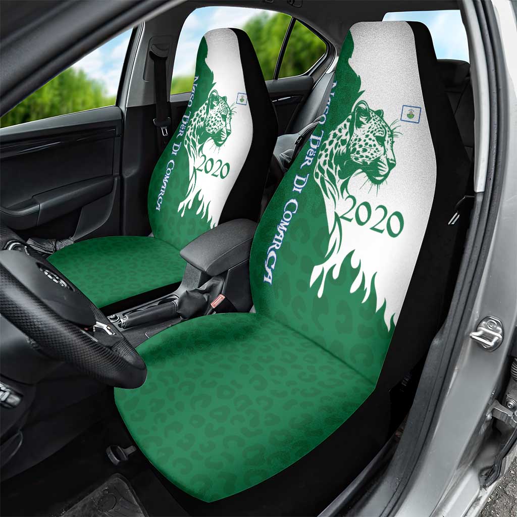 Indigenous Regions of Panama Naso Tjer Di Comarca Car Seat Cover with Jaguar Graphic and Green White Territory and Life 2020 - Wonder Print Shop