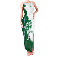 Indigenous Regions of Panama Naso Tjer Di Comarca Family Matching Tank Maxi Dress and Hawaiian Shirt with Jaguar Graphic and Green White Territory and Life 2020 - Wonder Print Shop