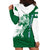 Indigenous Regions of Panama Naso Tjer Di Comarca Hoodie Dress with Jaguar Graphic and Green White Territory and Life 2020 - Wonder Print Shop