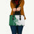 Indigenous Regions of Panama Naso Tjer Di Comarca Leather Bag with Jaguar Graphic and Green White Territory and Life 2020 - Wonder Print Shop