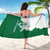 Indigenous Regions of Panama Naso Tjer Di Comarca Sarong with Jaguar Graphic and Green White Territory and Life 2020 - Wonder Print Shop