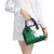 Indigenous Regions of Panama Naso Tjer Di Comarca Shoulder Handbag with Jaguar Graphic and Green White Territory and Life 2020 - Wonder Print Shop