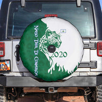 Indigenous Regions of Panama Naso Tjer Di Comarca Spare Tire Cover with Jaguar Graphic and Green White Territory and Life 2020 - Wonder Print Shop