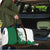 Indigenous Regions of Panama Naso Tjer Di Comarca Travel Bag with Jaguar Graphic and Green White Territory and Life 2020 - Wonder Print Shop