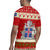 Iceland Christmas Rugby Jersey with Red Snowflake Pattern Yule Cat and National Coat of Arms Motif - Wonder Print Shop