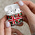 Iceland Christmas AirPods Case with Green & Red Candy Cane Pattern Santa Claus and National Flag Motif - Wonder Print Shop