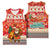 Native American Christmas Basketball Jersey with Red & Orange Geometric Pattern Santa Claus and Teepee Motif - Wonder Print Shop