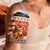 Native American Christmas 4 in 1 Can Cooler Tumbler with Red & Orange Geometric Pattern Santa Claus and Teepee Motif - Wonder Print Shop