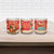 Native American Christmas Ceramic Mug with Red & Orange Geometric Pattern Santa Claus and Teepee Motif - Wonder Print Shop