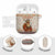 Native American Christmas AirPods Case with Beige Tribal Pattern Santa Claus and Dreamcatcher Motif - Wonder Print Shop