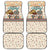 Native American Christmas Car Mats with Beige Tribal Pattern Santa Claus and Dreamcatcher Motif - Wonder Print Shop