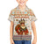 Native American Christmas Family Matching Off The Shoulder Long Sleeve Dress and Hawaiian Shirt with Beige Tribal Pattern Santa Claus and Dreamcatcher Motif - Wonder Print Shop