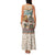 Native American Christmas Family Matching Tank Maxi Dress and Hawaiian Shirt with Beige Tribal Pattern Santa Claus and Dreamcatcher Motif - Wonder Print Shop