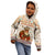 Native American Christmas Kid Hoodie with Beige Tribal Pattern Santa Claus and Dreamcatcher Motif - Wonder Print Shop