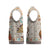 Native American Christmas Knitted V-Neck Vest with Beige Tribal Pattern Santa Claus and Dreamcatcher Motif - Wonder Print Shop